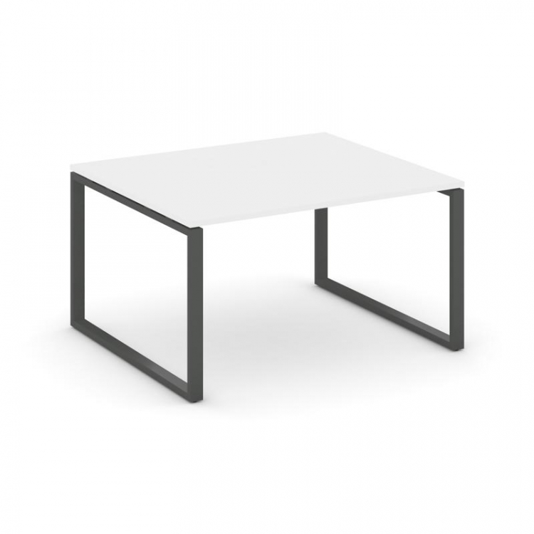 Style Project Стол переговорный SN-6O.SPRG-033.3 Белый/Металл Антрацит 1380*1180*750
