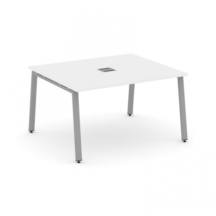 Style Project Стол переговорный SN-6A.SPRG-033 Белый/Металл Серый 1380*1180*750