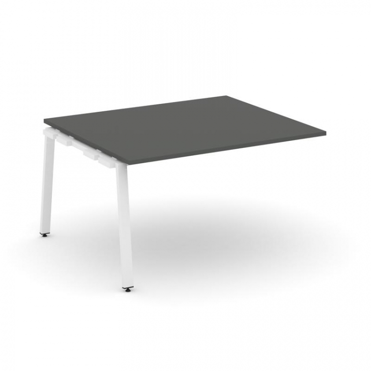 Style Project Проходной наб. элем. перег. стола SN-6A.NSPRG-033.3 Антрацит/Металл Белый 1380*1180*75