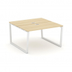 Style Project Рабочая станция 2-х сторон. SN-6T2.DRS-013 Акация Лорка/Металл Белый/Заглушка Пластик