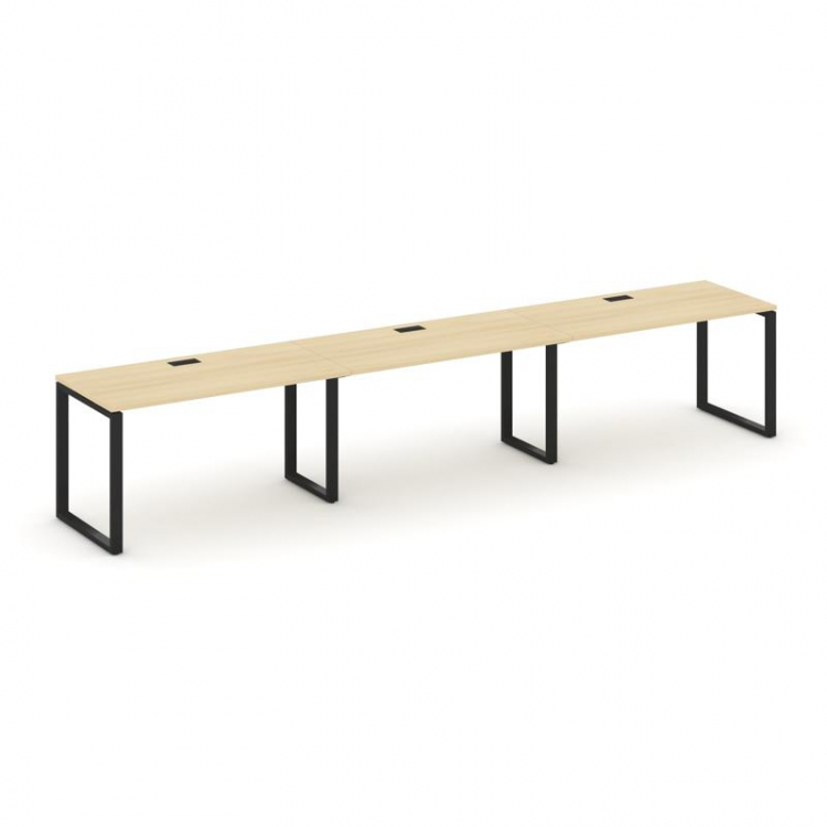 Style Project Рабочая станция 1 сторон. SN-6O.ORS-041 Акация Лорка/Металл Черный 2940*700*750