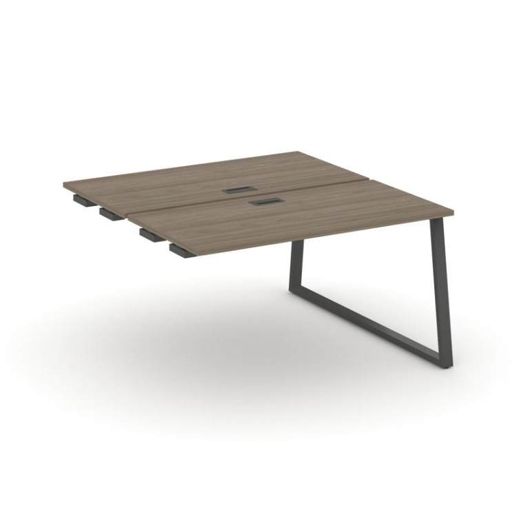 Style Project Стол-приставка к опор. элем. SN-6T1.DPRS-002 Вяз Благородный/Металл Антрацит/Черный Пл