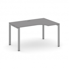 Стайл Проджект Стол рабочий эргономичный SN-6P.SPA-001(R) Серый Пепел/Металл Серый 1380*600/980*750