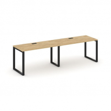 Style Project Рабочая станция 1 сторон. SN-6O.ORS-022 Тиквуд Светлый/Металл Черный 2360*800*750