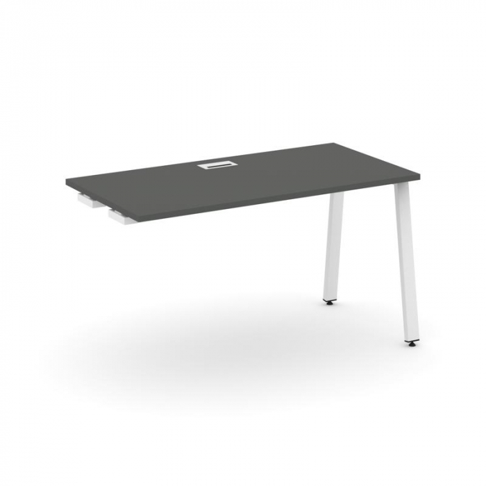 Style Project Стол-приставка к опор. элем. SN-6A.OPRS-011 Антрацит/Металл Белый 980*700*750
