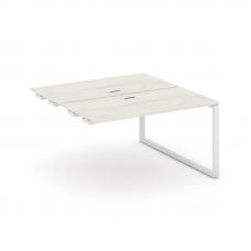 Style Project Стол-приставка к опор. элем. SN-6O.DPRS-024 Дуб Наварра/Металл Белый 1580*1632*750