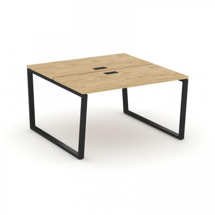 Style Project Рабочая станция 2-х сторон. SN-6T2.DRS-012 Тиквуд Светлый/Металл Черный/Заглушка Пласт