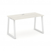 Style Project Стол письменный SN-6T1.SP-021 Дуб Наварра/Металл Белый/Заглушка Пластик Белый 980*800*