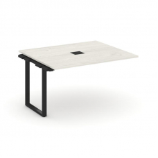 Style Project Проходной наб. элем. перег. стола SN-6O.NSPRG-034 Дуб Наварра/Металл Черный 1580*1180*