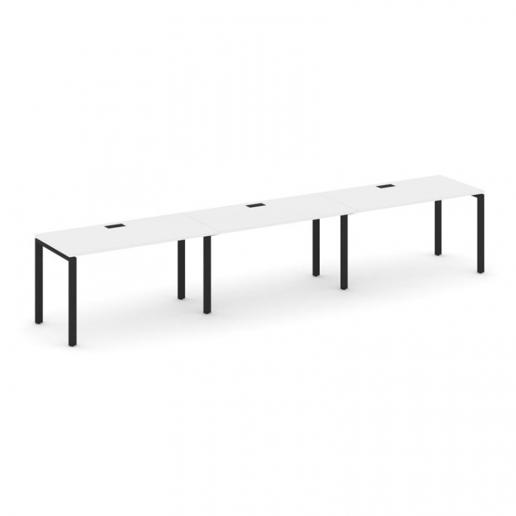 Style Project Рабочая станция 1 сторон. SN-6P.ORS-043 Белый/Металл Черный 4140*700*750