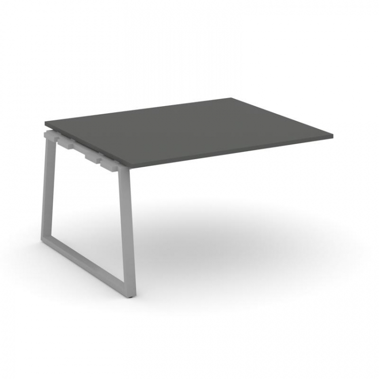 Style Project Проходной наб. элем. перег. стола SN-6T1.NSPRG-033.3 Антрацит/Металл Серый 1380*1180*7