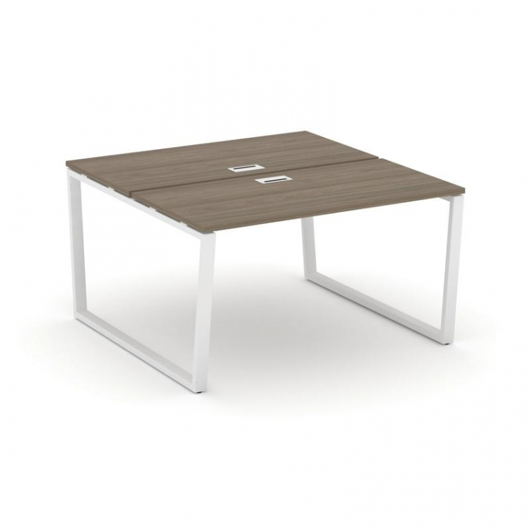 Style Project Рабочая станция 2-х сторон. SN-6T2.DRS-001 Вяз Благородный/Металл Белый/Заглушка Пласт