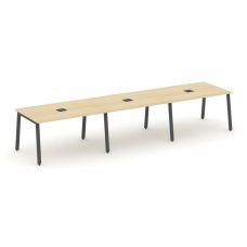 Style Project Стол переговорный SN-6A.SPRG-023 Акация Лорка/Металл Антрацит 4410*980*750