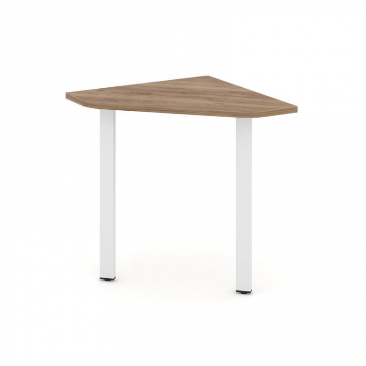 Style Project Угловой элемент стола SN-6.USP-011 Дуб Табак/Металл Белый 700*700*750