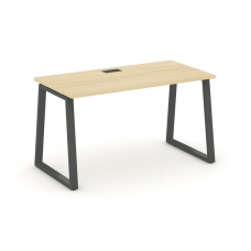 Style Project Стол письменный SN-6T1.SP-013 Акация Лорка/Металл Антрацит/Заглушка Пластик Черный 138