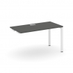 Style Project Стол-приставка к опор. элем. SN-6P.OPRS-002 Антрацит/Металл Белый 1180*600*750