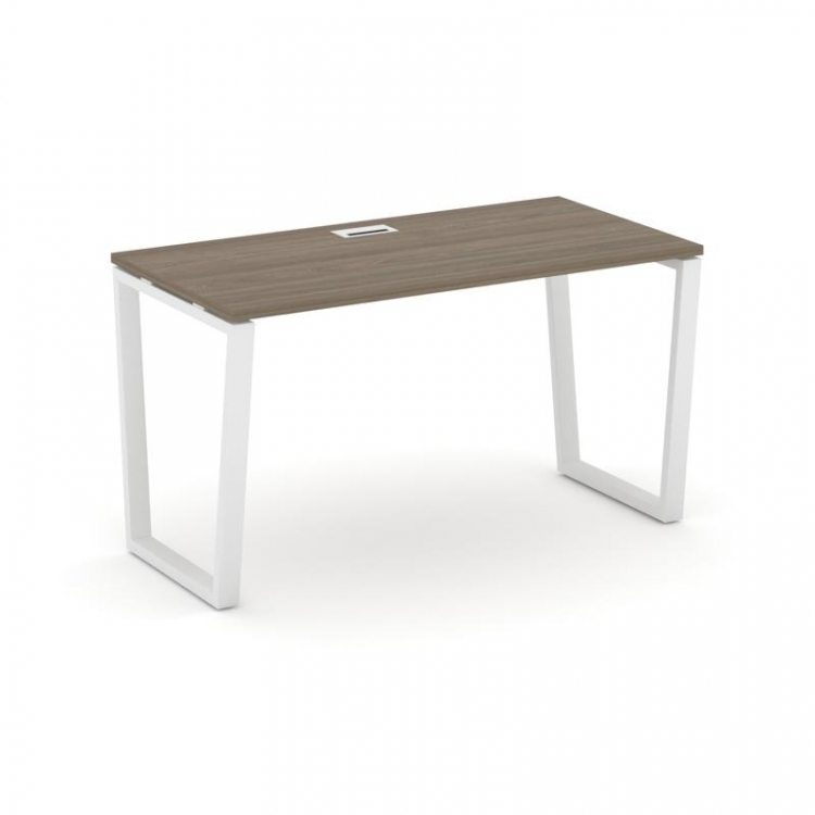 Style Project Стол письменный SN-6T2.SP-012 Вяз Благородный/Металл Белый/Заглушка Пластик Белый 1180