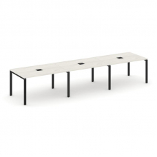 Style Project Стол переговорный SN-6P.SPRG-023 Дуб Наварра/Металл Черный 4410*980*750