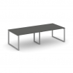 Style Project Стол переговорный SN-6O.SPRG-044.3 Антрацит/Металл Серый 3160*1180*750