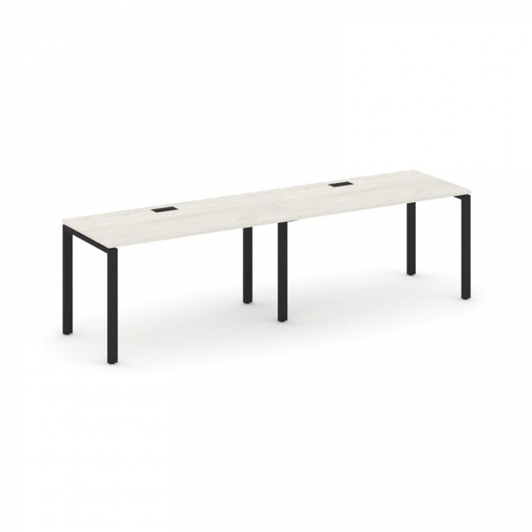 Style Project Рабочая станция 1 сторон. SN-6P.ORS-004 Дуб Наварра/Металл Черный 3160*600*750