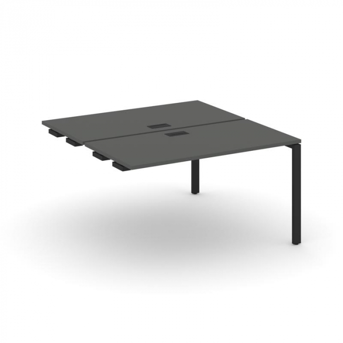 Стайл Проджект Стол-приставка к опор. элем. SN-6P.DPRS-023 Антрацит NEW/Металл Черный 1380*1632*750