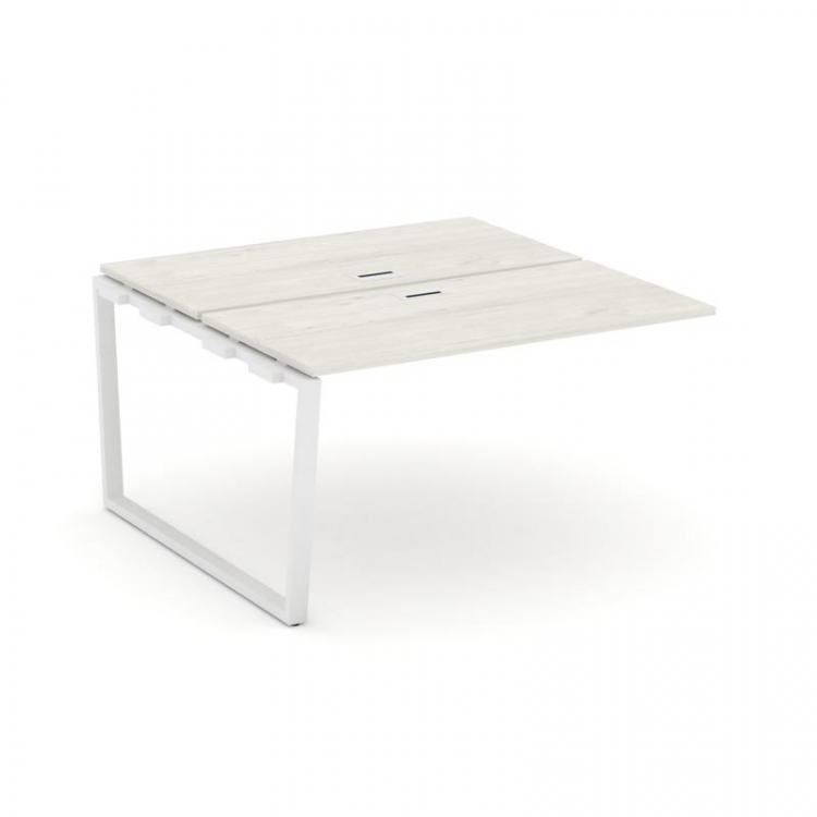 Style Project Проходной наб. элем. SN-6T2.DNRS-014 Дуб Наварра/Металл Белый/Заглушка Пластик Белый 1