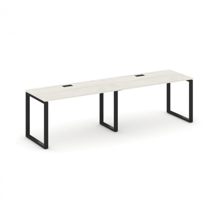 Стайл Проджект Рабочая станция 1 сторон. SN-6O.ORS-012 Дуб Наварра/Металл Черный 2360*700*750