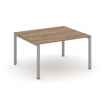 Style Project Стол переговорный SN-6P.SPRG-034 Дуб Табак/Металл Серый 1580*1180*750