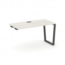 Style Project Стол-приставка к опор. элем. SN-6T2.OPRS-021 Дуб Наварра/Металл Антрацит/Черный Пласти