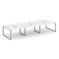 Style Project Рабочая станция 2-х сторон. SN-6O.DRS-073 Белый/Металл Серый 4140*1432*750