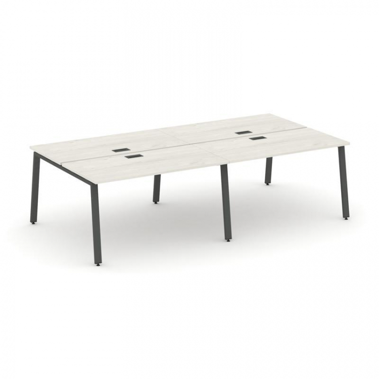 Style Project Рабочая станция 2-х сторон. SN-6A.DRS-054 Дуб Наварра/Металл Антрацит 3160*1632*750