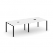 Style Project Стол переговорный SN-6P.SPRG-042 Белый/Металл Черный 2360*1180*750