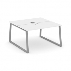 Style Project Рабочая станция 2-х сторон. SN-6T1.DRS-012 Белый/Металл Серый/Заглушка Пластик Серебро