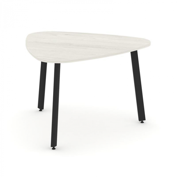 Style Project Стол переговорный SN-6.SPRG-71.3 Дуб Наварра/Металл Черный 1200*1200*750