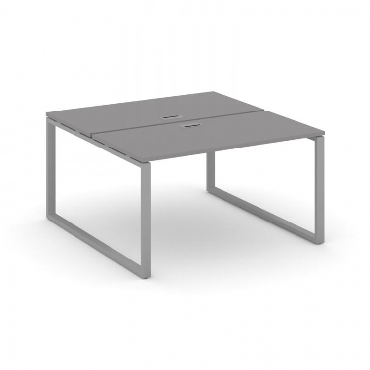 Стайл Проджект Рабочая станция двухсторонняя SN-6O.DRS-013 Серый Пепел/Металл Серый 1380*1432*750