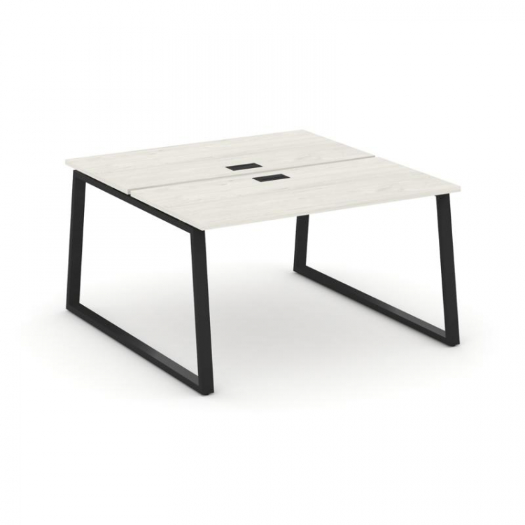 Style Project Рабочая станция 2-х сторон. SN-6T1.DRS-022 Дуб Наварра/Металл Черный/Заглушка Пластик