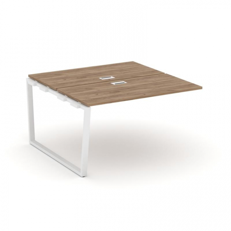 Style Project Проходной наб. элем. SN-6T2.DNRS-013 Дуб Табак/Металл Белый/Заглушка Пластик Белый 138