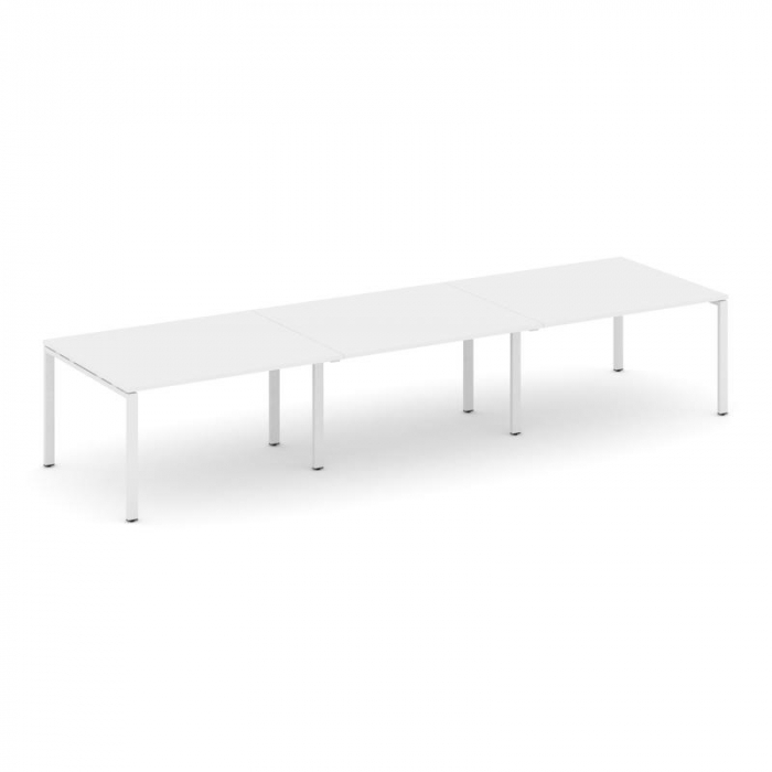 Style Project Стол переговорный SN-6P.SPRG-054.3 Белый/Металл Белый 4740*1180*750