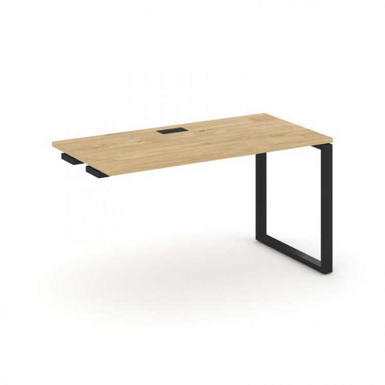 Style Project Стол-приставка к опор. элем. SN-6O.OPRS-003 Тиквуд Светлый/Металл Черный 1380*600*750