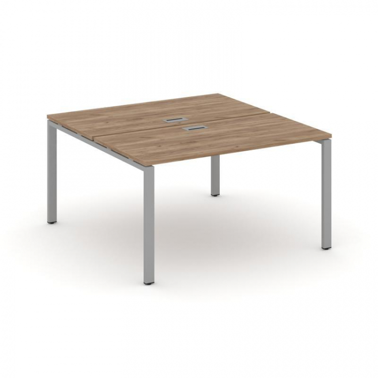 Style Project Рабочая станция 2-х сторон. SN-6P.DRS-023 Дуб Табак/Металл Серый 1380*1632*750