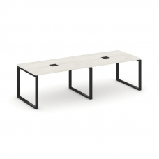 Style Project Стол переговорный SN-6O.SPRG-014 Дуб Наварра/Металл Черный 3160*980*750