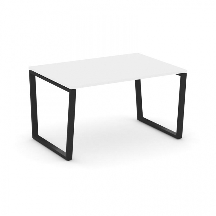 Style Project Стол переговорный SN-6T2.SPRG-001.3 Белый/Металл Черный 980*980*750