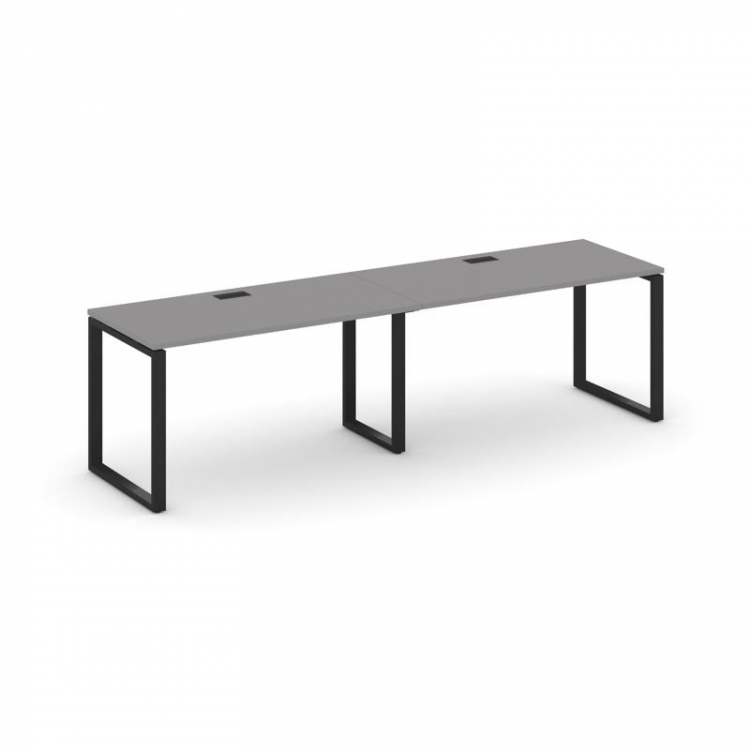 Стайл Проджект Рабочая станция односторонняя SN-6O.ORS-003 Серый Пепел/Металл Черный 2760*600*750