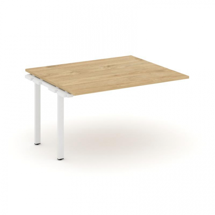 Style Project Проходной наб. элем. перег. стола SN-6P.NSPRG-032.3 Тиквуд Светлый/Металл Белый 1180*1