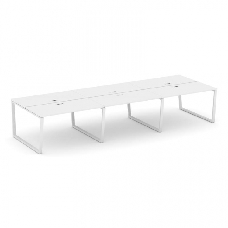 Style Project Рабочая станция 2-х сторон. SN-6T2.DRS-072 Белый/Металл Белый/Заглушка Пластик Белый 3