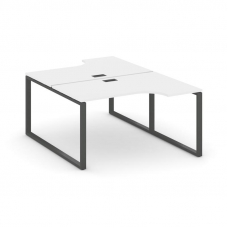 Style Project Рабочая станция эргоном. SN-6O.DRPA-012 Белый/Металл Антрацит 1580*1432/1992*750