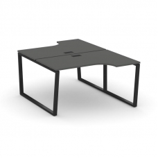 Style Project Рабочая станция эргоном. SN-6T2.DRPA-002 Антрацит/Металл Черный/Заглушка Пластик Черны