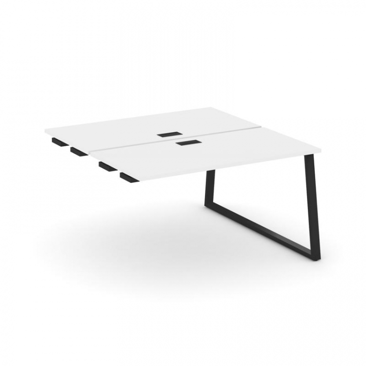 Style Project Стол-приставка к опор. элем. SN-6T1.DPRS-023 Белый/Металл Черный/Заглушка Пластик Черн