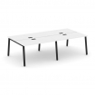 Style Project Рабочая станция 2-х сторон. SN-6A.DRS-044 Белый/Металл Черный 3160*1432*750