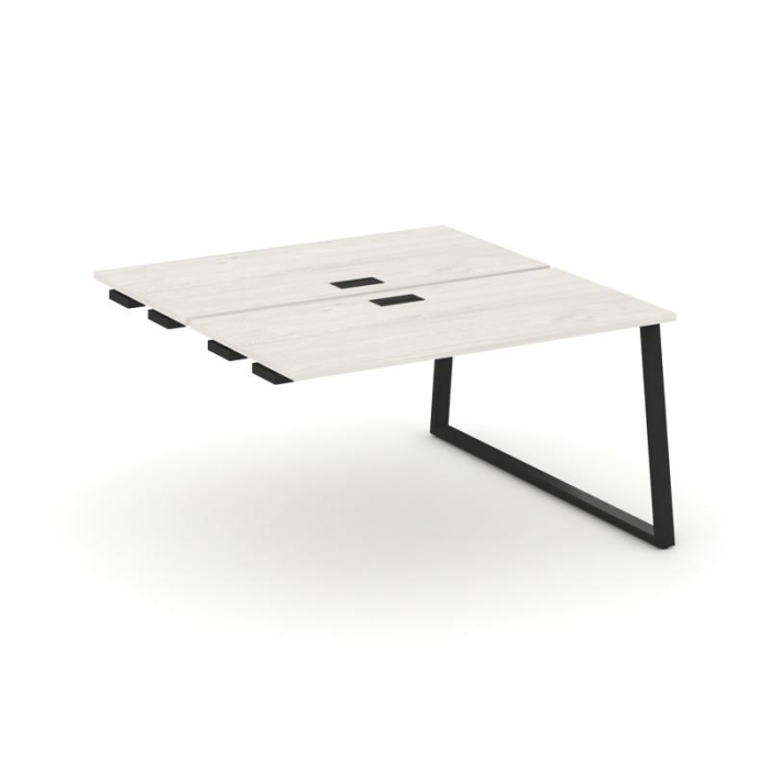 Стайл Проджект Стол-приставка к опор. элем. SN-6T1.DPRS-002 Дуб Наварра/Металл Черный/Заглушка Пласт